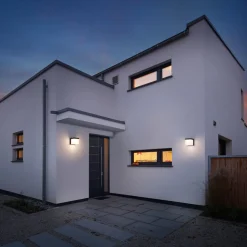 Utendørs LED-vegglampe Yangtze, antrasitt