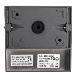 Utendørs LED-vegglampe Yangtze, antrasitt