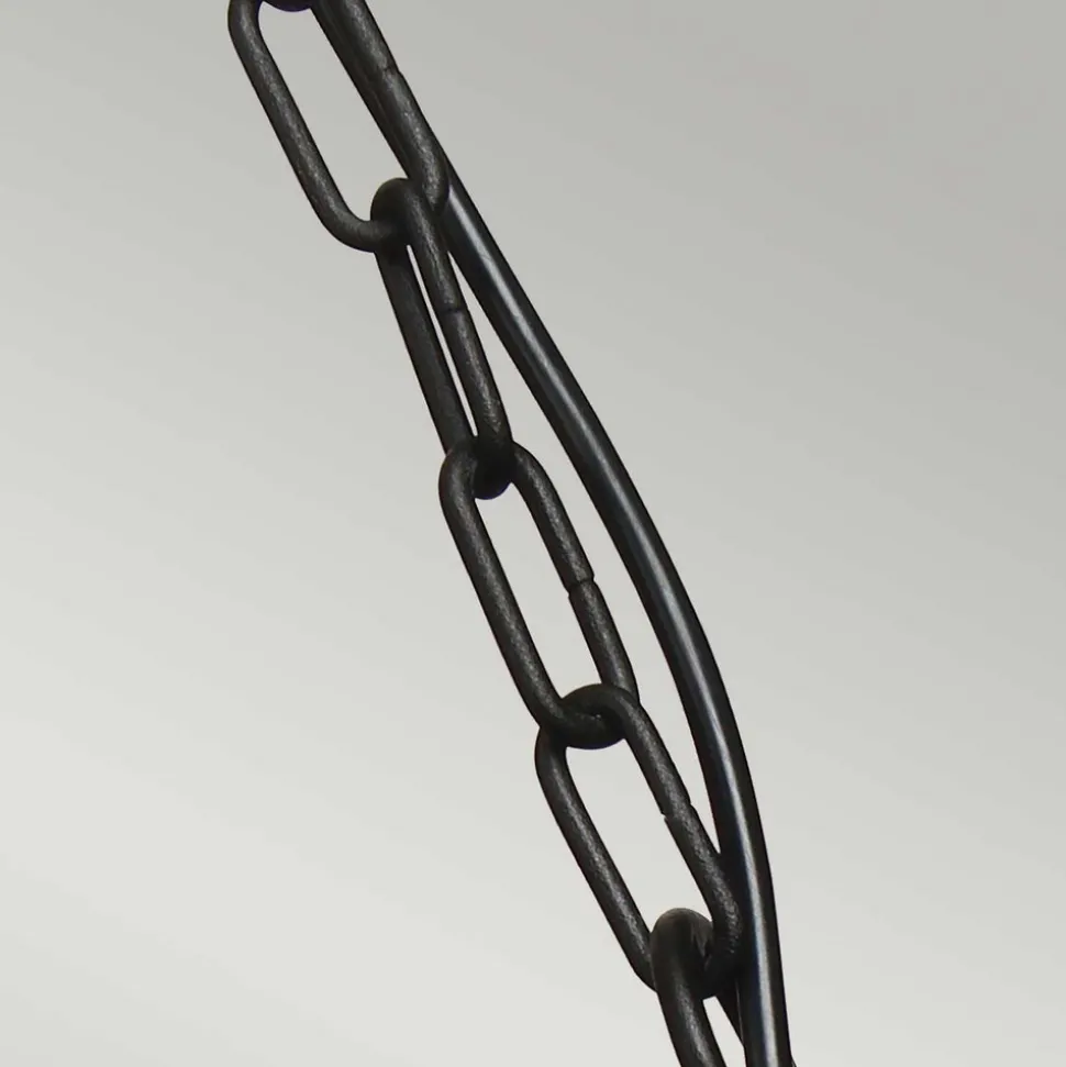 Utendørs pendellampe Klampenborg, IP44, svart