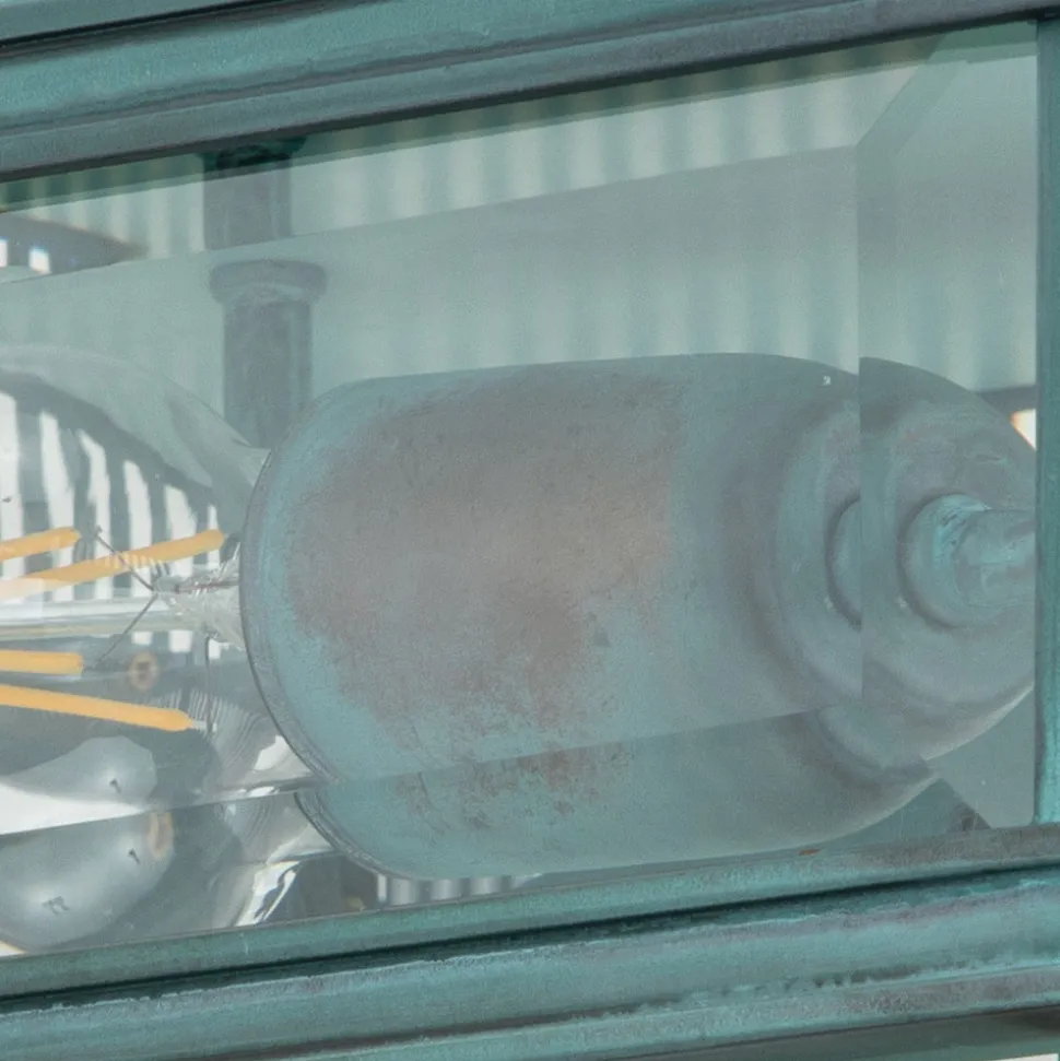 Utendørs taklampe Holborn, irrgrønn finish