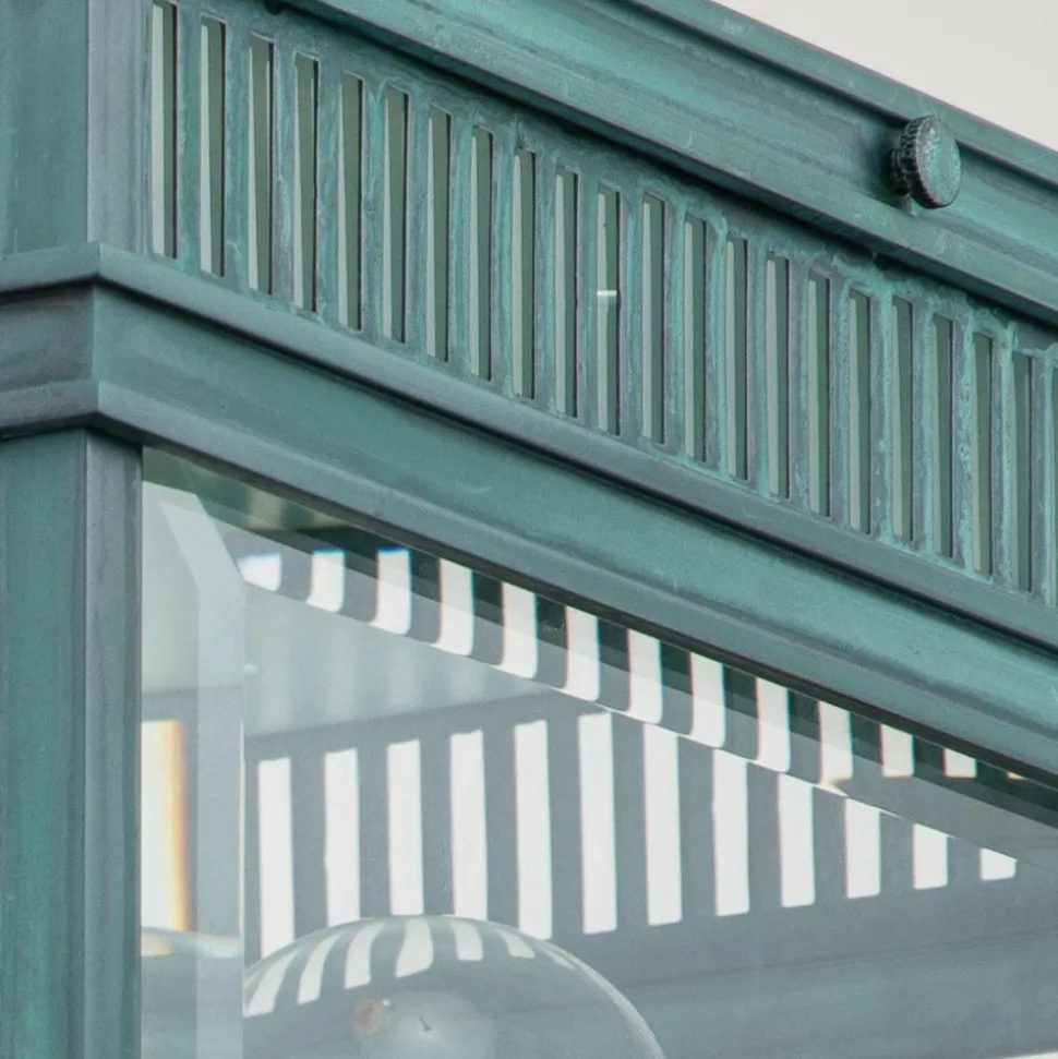 Utendørs taklampe Holborn, irrgrønn finish