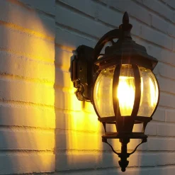 Utendørs vegglampe Andrew lanterne hengende, grønn