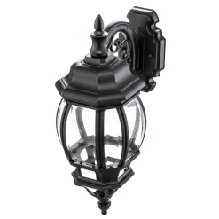 Utendørs vegglampe Andrew lanterne hengende, svart