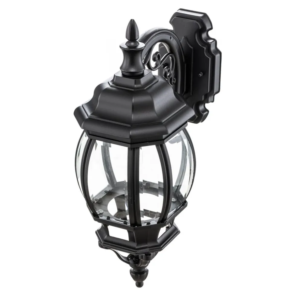 Utendørs vegglampe Andrew lanterne hengende, svart