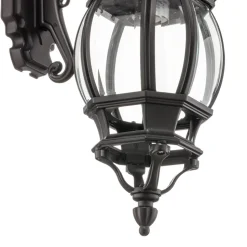 Utendørs vegglampe Andrew lanterne hengende, svart