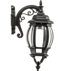 Utendørs vegglampe Andrew lanterne hengende, svart