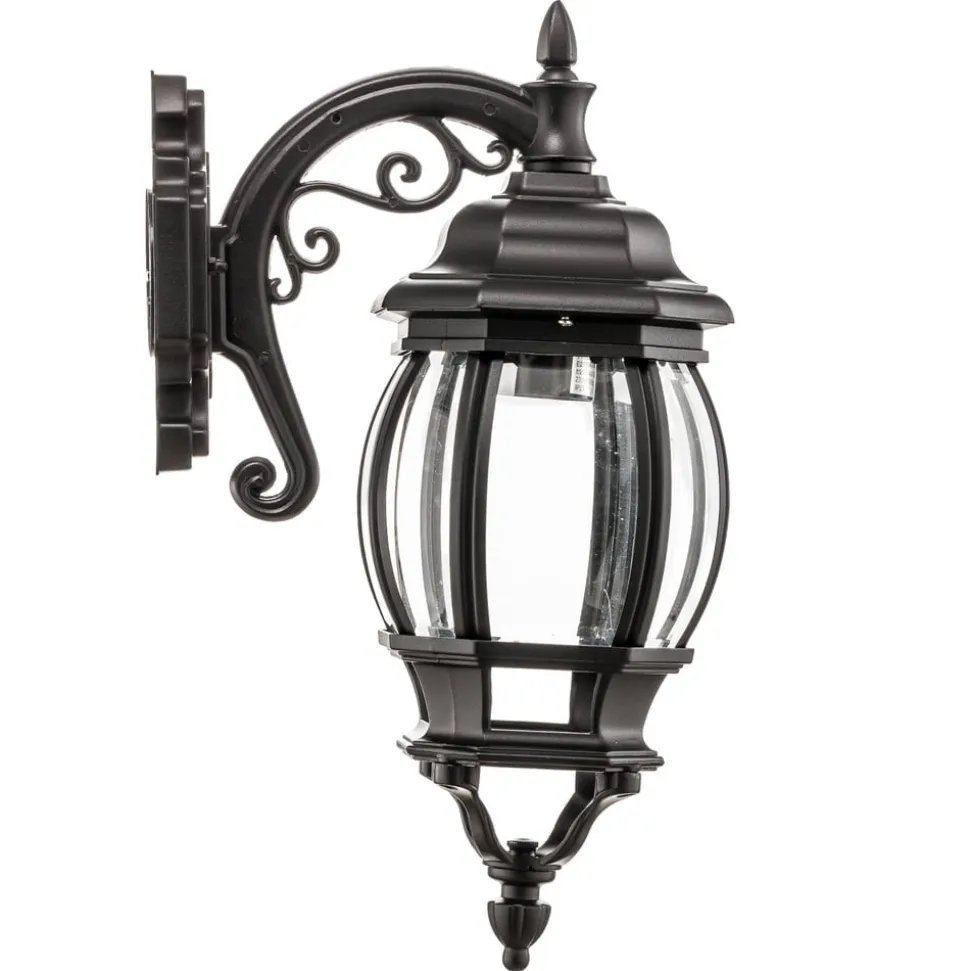 Utendørs vegglampe Andrew lanterne hengende, svart