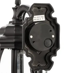 Utendørs vegglampe Andrew lanterne hengende, svart