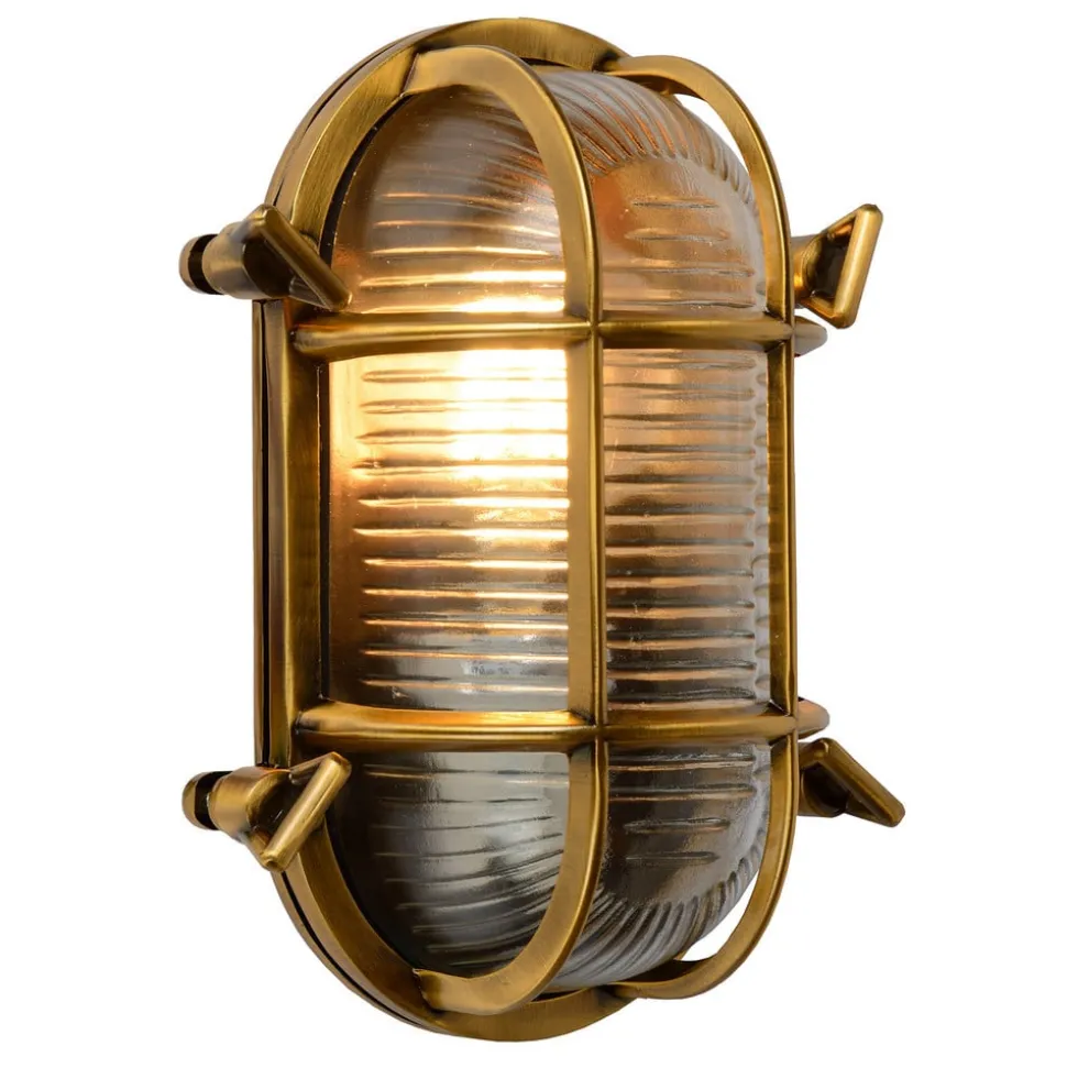 Utendørs vegglampe Dudley, messing