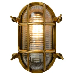 Utendørs vegglampe Dudley, messing