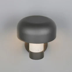 Utendørs vegglampe Fraser Sensor grå/betonlook, aluminium IP54 E27