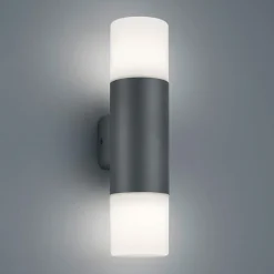 Utendørs vegglampe Hoosic 2 lyskilder, antrasitt
