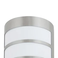 Utendørs vegglampe Kristian med striper, stål