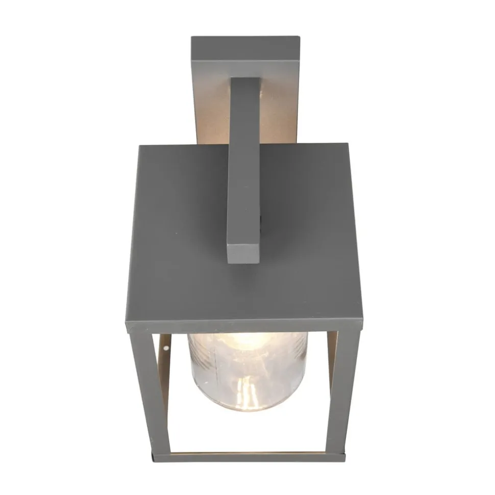 Utendørs vegglampe Lunga med skumringssensor