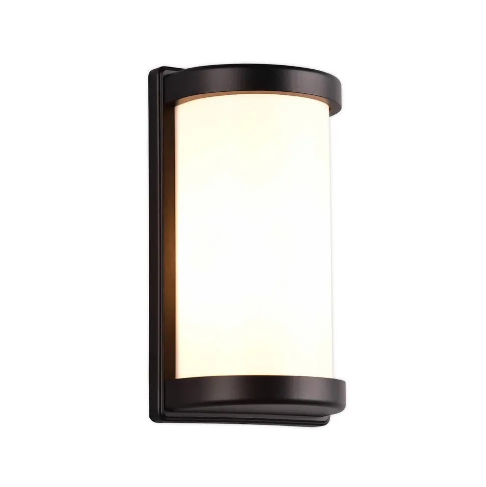 Utendørs vegglampe Puelo, støpt aluminium svart