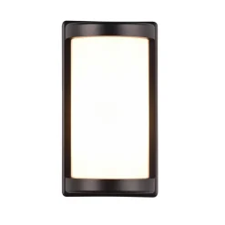 Utendørs vegglampe Puelo, støpt aluminium svart