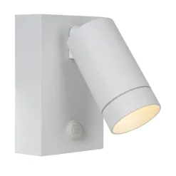 Utendørs veggspotlight Taylor Sensor, 1 lyskilde, hvit