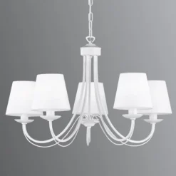 Vakkert utformet lysekrone Cortez, 5 lyskilder