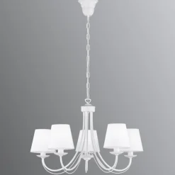 Vakkert utformet lysekrone Cortez, 5 lyskilder