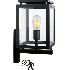 Vecht utendørs vegglampe med bevegelsessensor