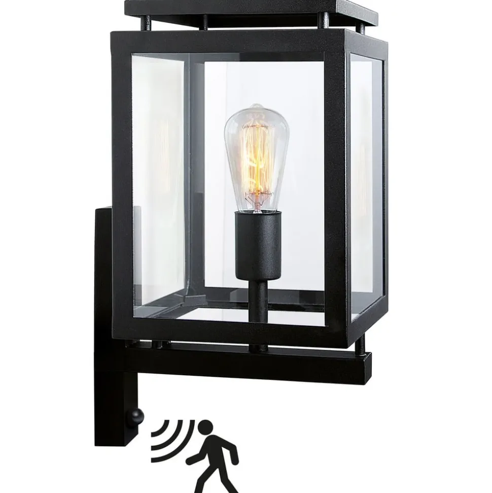 Vecht utendørs vegglampe med bevegelsessensor