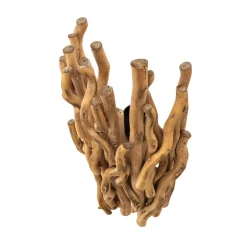 Vegglampe Agar med skjerm i tre