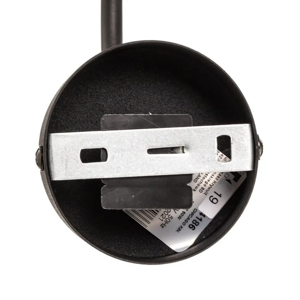 Vegglampe Chicago med skjerm i lin