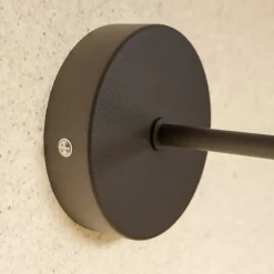 Vegglampe Cubus, svart/rav, glass, Ø 18 cm, E27