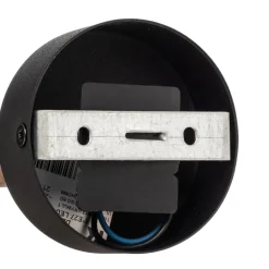 Vegglampe Deva Nature, tekstil, tre