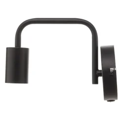 Vegglampe Diallo uten skjerm matt svart