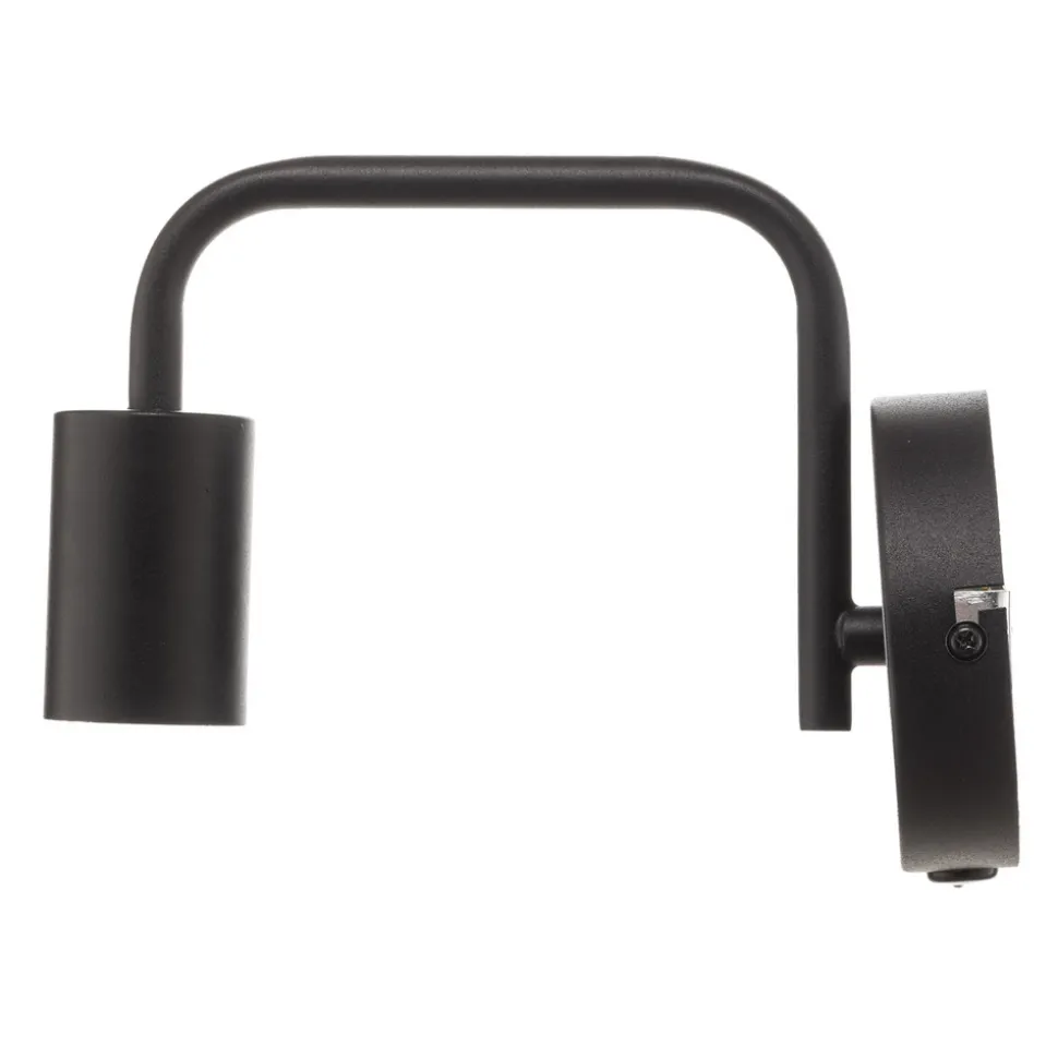 Vegglampe Diallo uten skjerm matt svart