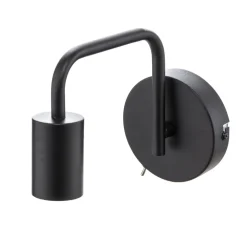 Vegglampe Diallo uten skjerm matt svart