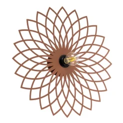 Vegglampe Fellini MR-988 hullmønster Ø50cm kobber