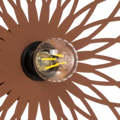 Vegglampe Fellini MR-988 hullmønster Ø50cm kobber