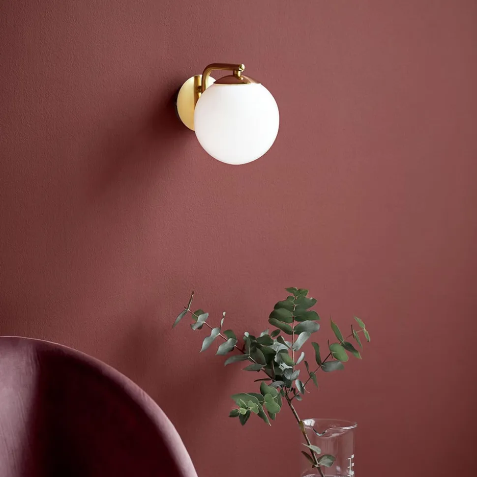 Vegglampe Grant med plugg, messing