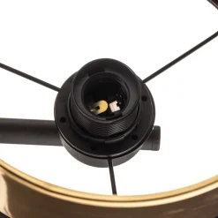 Vegglampe Hilton, svart/gull