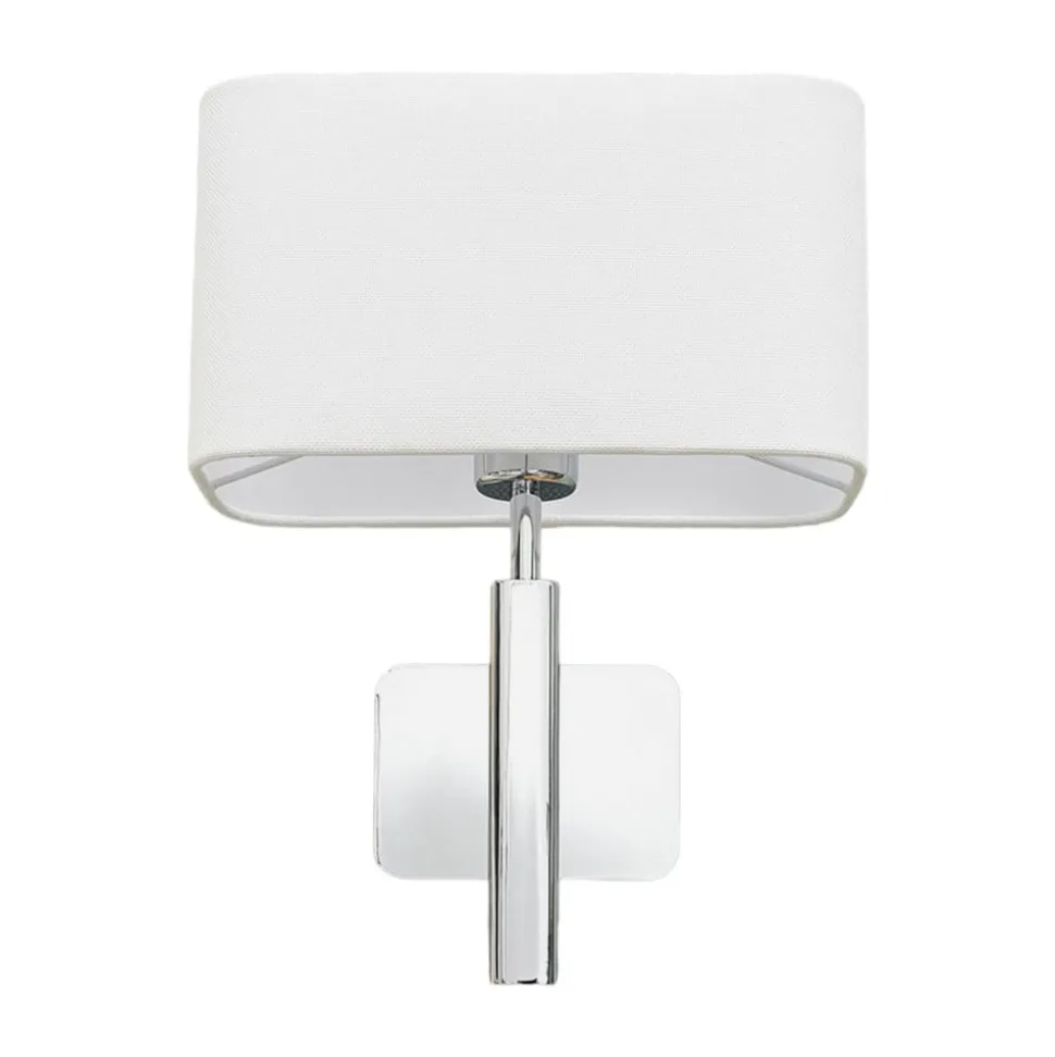 Vegglampe Jettka med tekstilskjerm og bryter