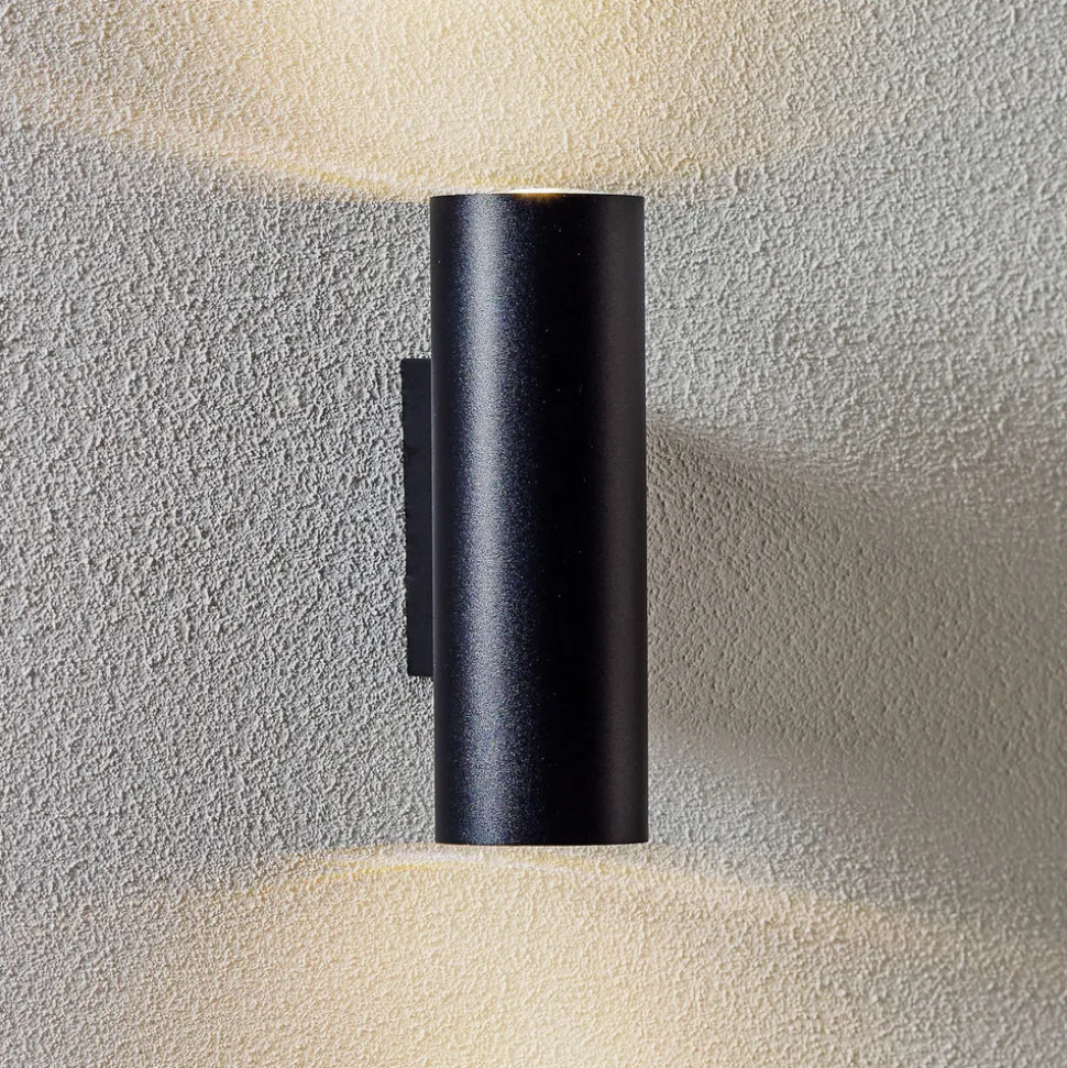 Vegglampe Marley 2 lyskilder svart