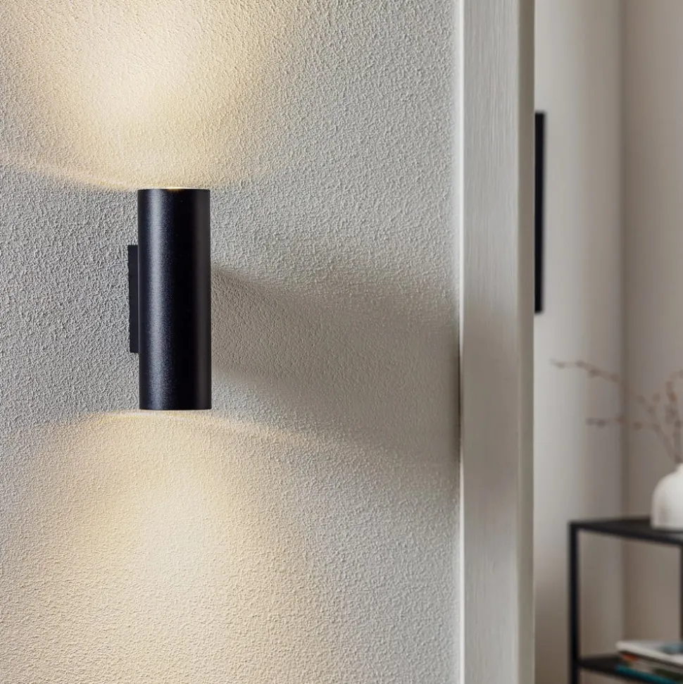 Vegglampe Marley 2 lyskilder svart