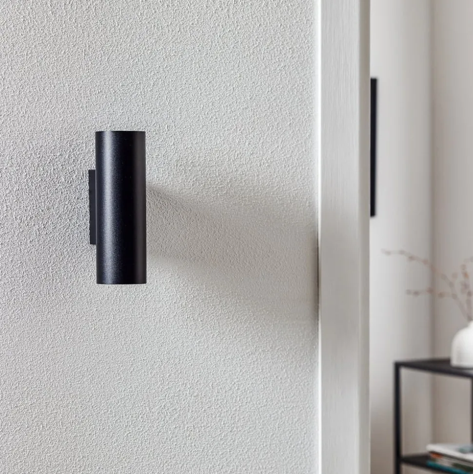 Vegglampe Marley 2 lyskilder svart