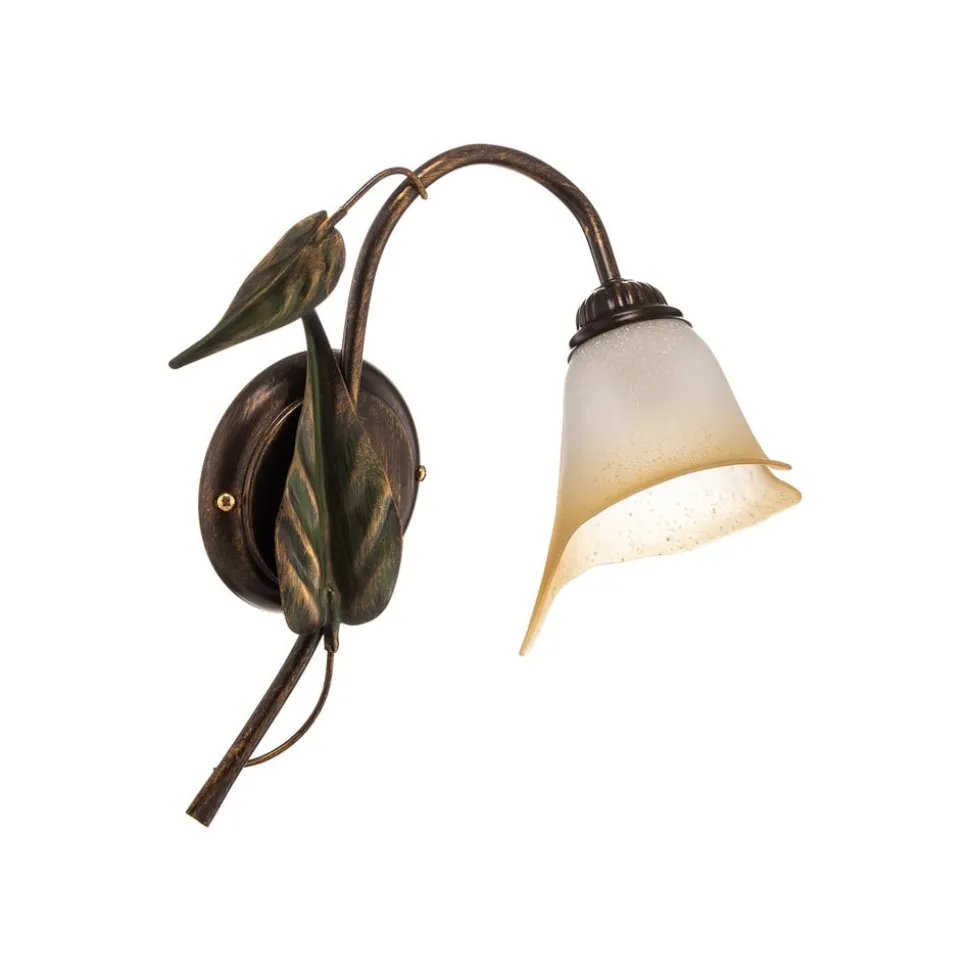 Vegglampe Miranda 1 lyskilde, bronse