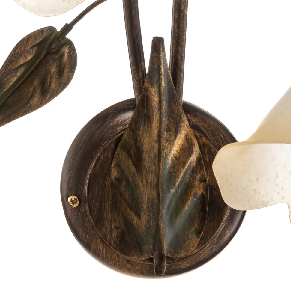 Vegglampe Miranda med 2 lyskilder, bronse