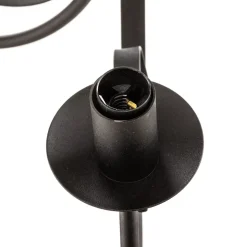 Vegglampe Pompei, 2 lyskilder, svart