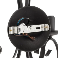 Vegglampe Pompei, 2 lyskilder, svart