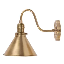 Vegglampe Provence, antikk messing