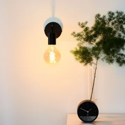 Vegglampe Scott, svart