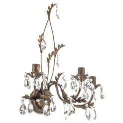 Vegglampe Teresa som lysekrone, 3 lyskilder