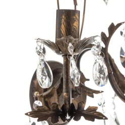 Vegglampe Teresa som lysekrone, 3 lyskilder