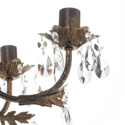 Vegglampe Teresa som lysekrone, 3 lyskilder