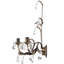 Vegglampe Teresa som lysekrone, 3 lyskilder